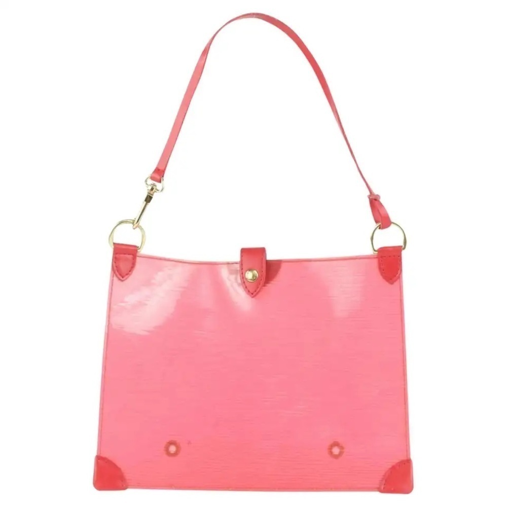 Louis Vuitton Red Translucent Epi Plage Pochette